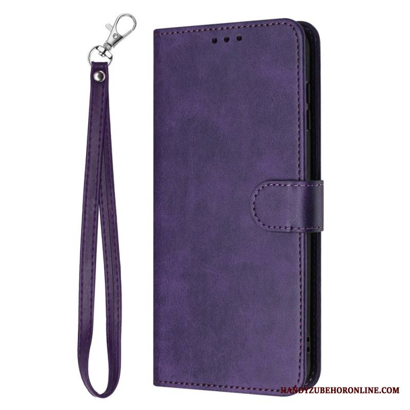 Kotelot Xiaomi 15t Pro Puhelinkuoret Nahkajäljitelmä Ja Hihnalla