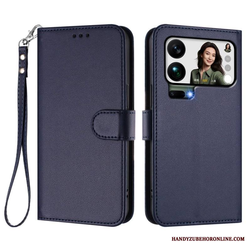 Kotelot Xiaomi 17 Pro Max Keinonahka Hihnalla