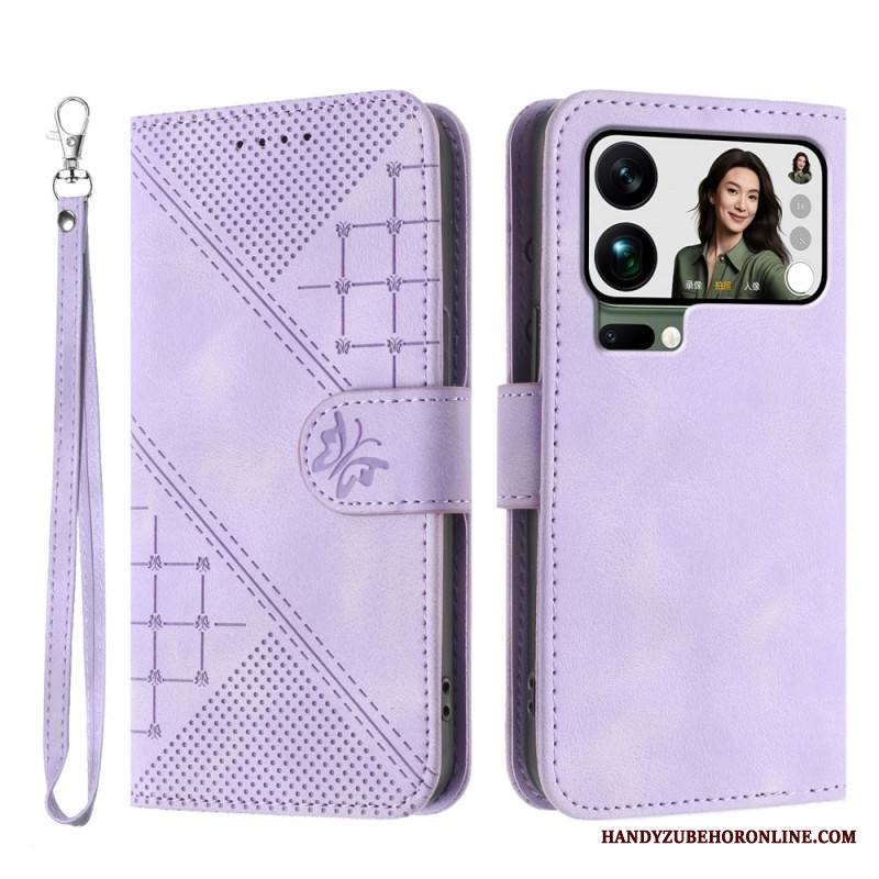 Kotelot Xiaomi 17 Pro Max Perhos- Ja Geometrinen Kuvio