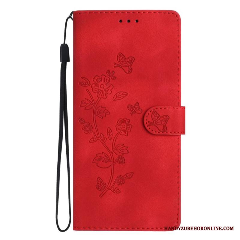 Kotelot Xiaomi 17 Pro Mokkanahkaefekti Kukkakuvio