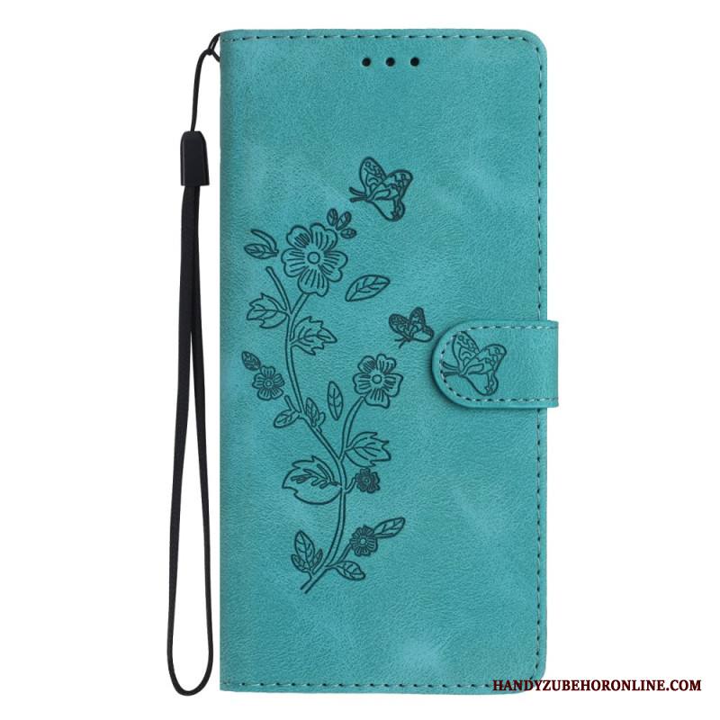 Kotelot Xiaomi 17 Pro Mokkanahkaefekti Kukkakuvio