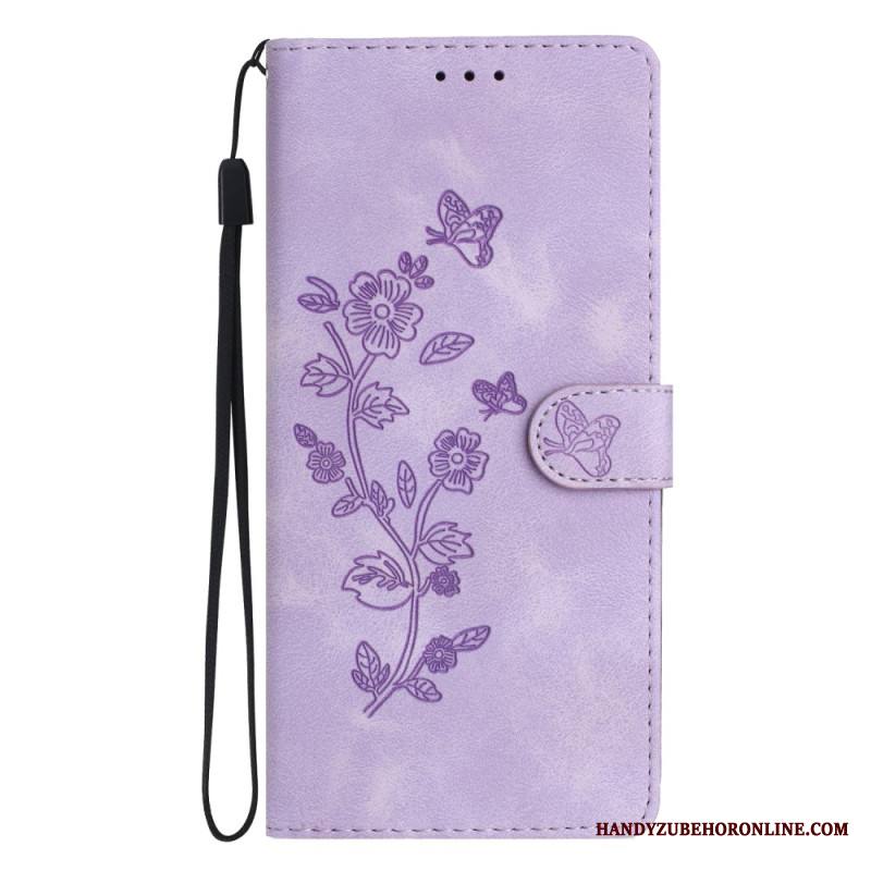 Kotelot Xiaomi 17 Pro Mokkanahkaefekti Kukkakuvio