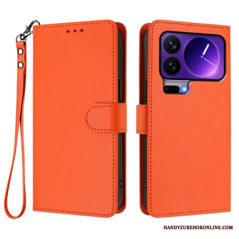 Kotelot Xiaomi 17 Pro Puhelinkuoret Yksivärinen Nahkakuvio