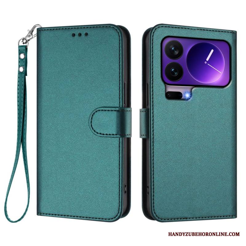 Kotelot Xiaomi 17 Pro Puhelinkuoret Yksivärinen Nahkakuvio