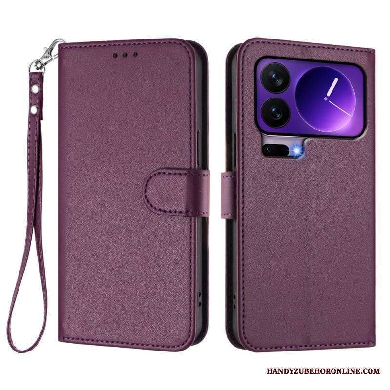 Kotelot Xiaomi 17 Pro Puhelinkuoret Yksivärinen Nahkakuvio