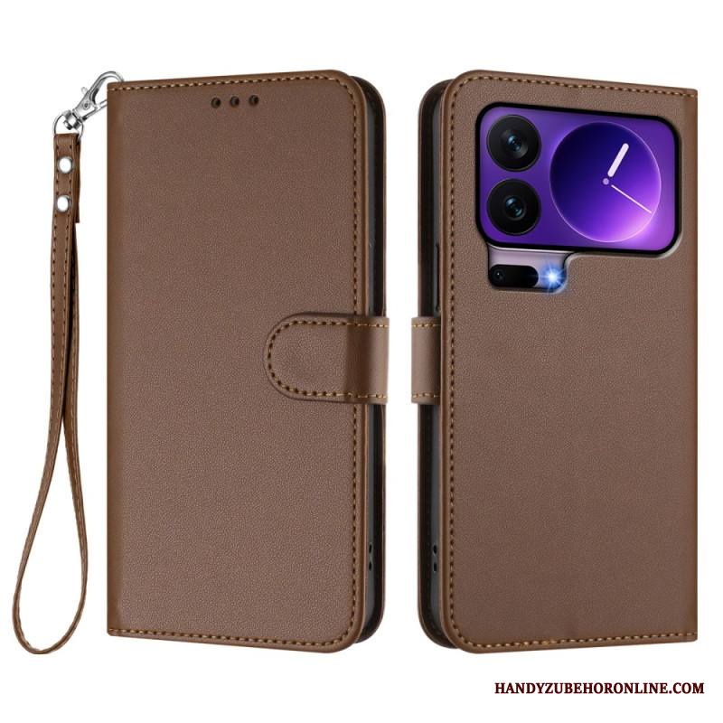 Kotelot Xiaomi 17 Pro Puhelinkuoret Yksivärinen Nahkakuvio