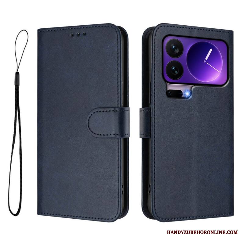 Kotelot Xiaomi 17 Pro Rfid-suojattu Nahkaefekti Suojakuori