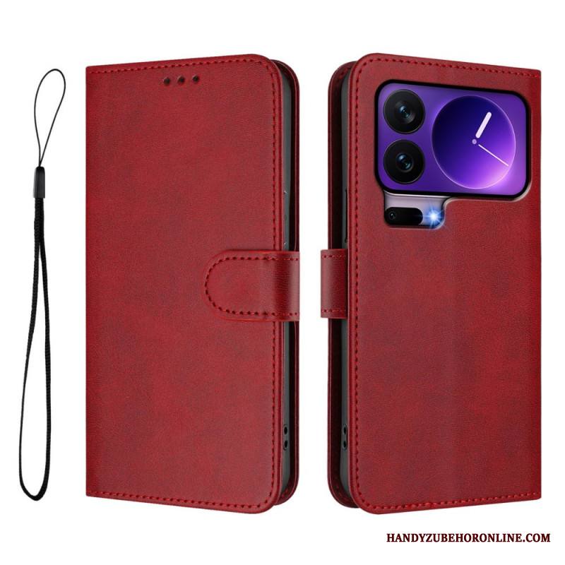 Kotelot Xiaomi 17 Pro Rfid-suojattu Nahkaefekti Suojakuori