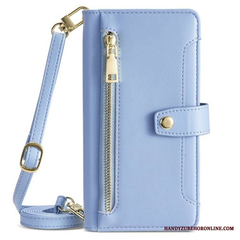 Kotelot Xiaomi 17 Pro Vetoketjullinen Tasku Ja Hihnat