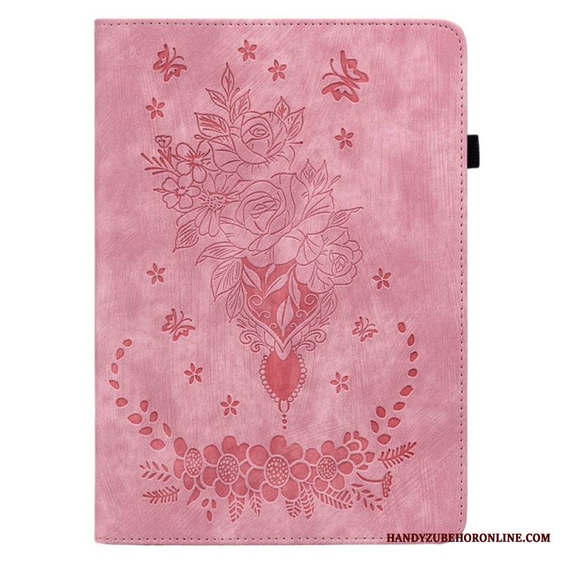 Kotelot Xiaomi Pad 6 Pro Vaaleanpunainen Nahkaefekti