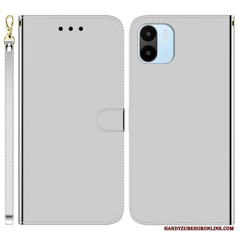 Kotelot Xiaomi Redmi A1 Keinopeilinahka Hihnalla