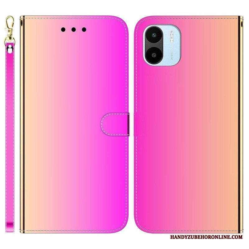 Kotelot Xiaomi Redmi A1 Keinopeilinahka Hihnalla