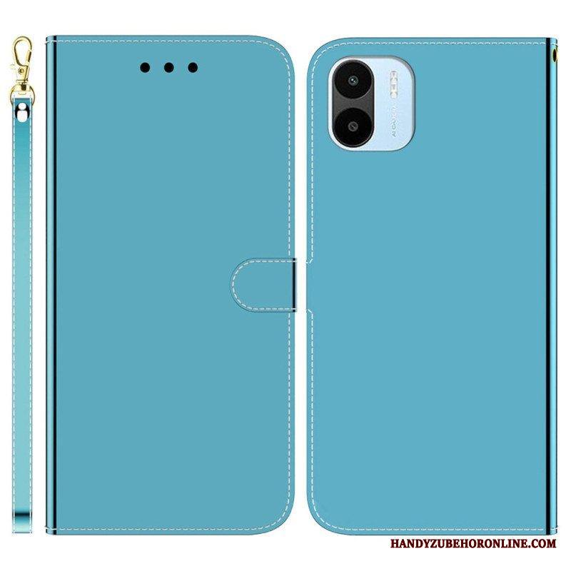 Kotelot Xiaomi Redmi A1 Keinopeilinahka Hihnalla