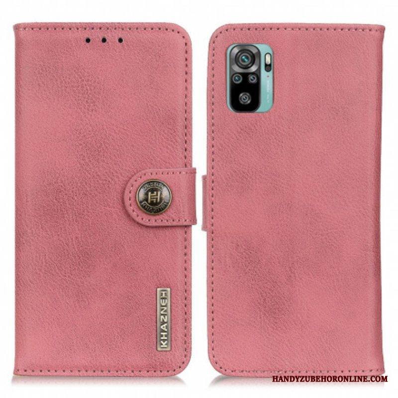 Kotelot Xiaomi Redmi Note 10 / 10S Keinonahka Khazneh