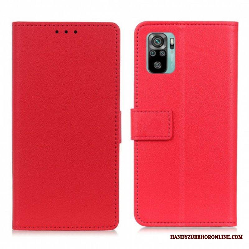 Kotelot Xiaomi Redmi Note 10 / 10S Klassinen Keinonahka