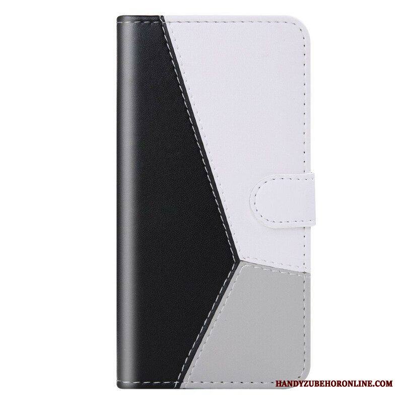 Kotelot Xiaomi Redmi Note 10 / 10S Tricolor Leather Effect