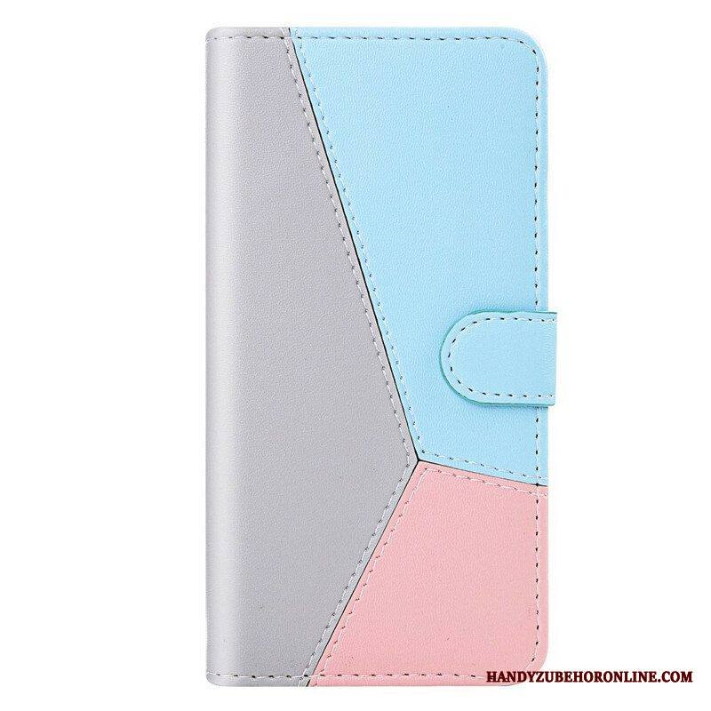 Kotelot Xiaomi Redmi Note 10 / 10S Tricolor Leather Effect
