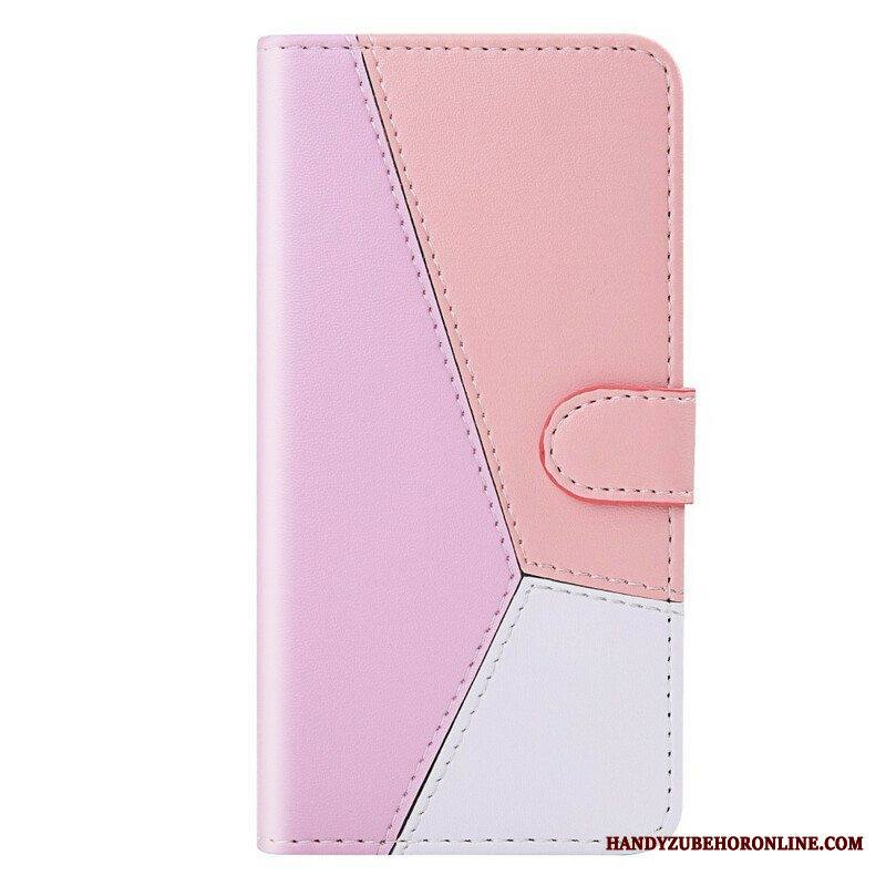 Kotelot Xiaomi Redmi Note 10 / 10S Tricolor Leather Effect