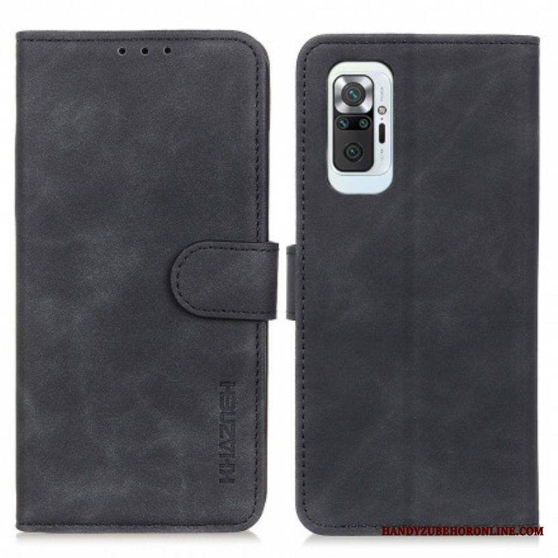 Kotelot Xiaomi Redmi Note 10 Pro Khazneh Vintage Nahkaefekti