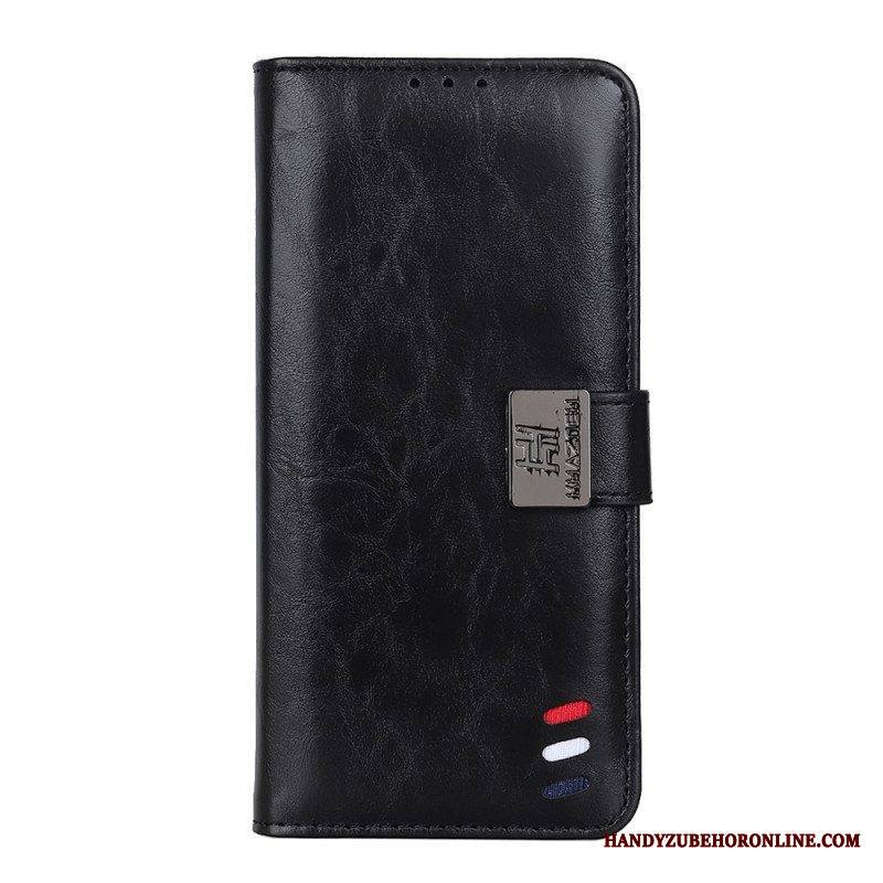 Kotelot Xiaomi Redmi Note 11 / 11S Biisonin Nahkaefekti