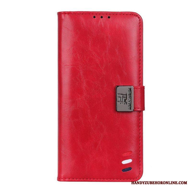 Kotelot Xiaomi Redmi Note 11 / 11S Biisonin Nahkaefekti