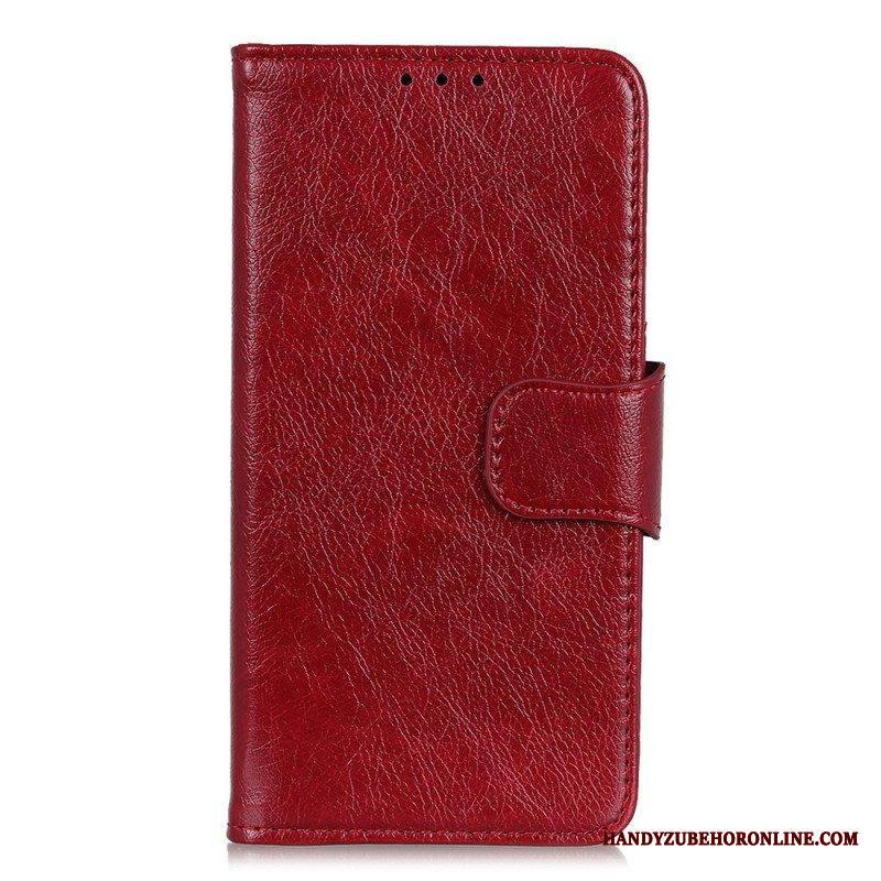 Kotelot Xiaomi Redmi Note 11 / 11S Halkaistu Nappan Nahka