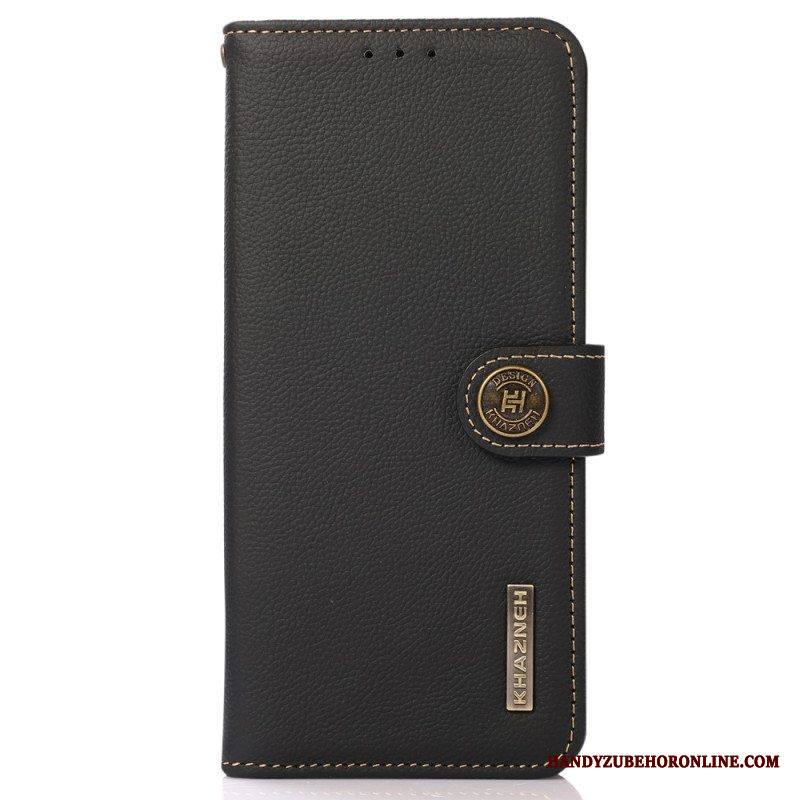Kotelot Xiaomi Redmi Note 12 4G Aito Nahka Khazneh Rfid