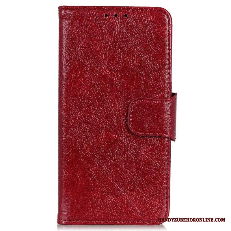Kotelot Xiaomi Redmi Note 12 4G Halkaistu Nappan Nahka