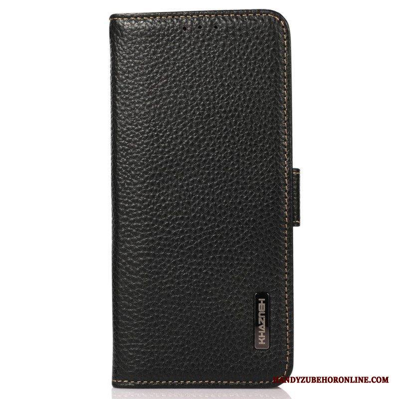Kotelot Xiaomi Redmi Note 12 4G Litsi Nahka Khazneh Rfid