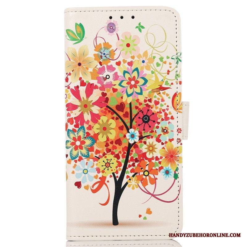 Kotelot Xiaomi Redmi Note 12 4G Puu Värikkäillä Lehdillä
