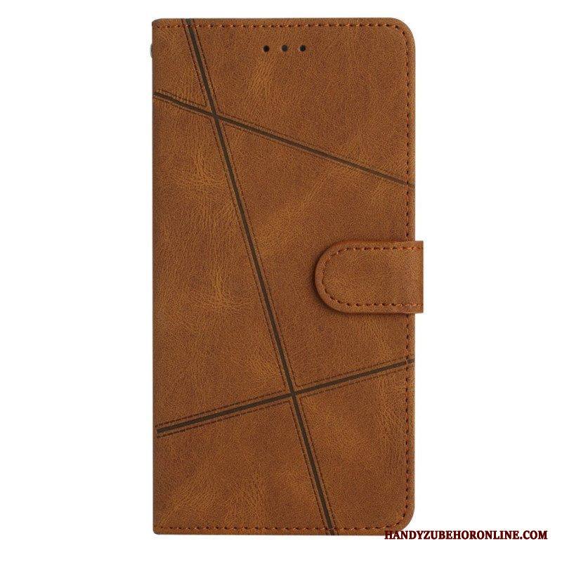 Kotelot Xiaomi Redmi Note 12 4G Suojaketju Kuori Strappy Geometric