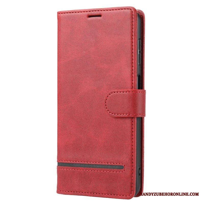 Kotelot Xiaomi Redmi Note 12 5G Line Leather Effect