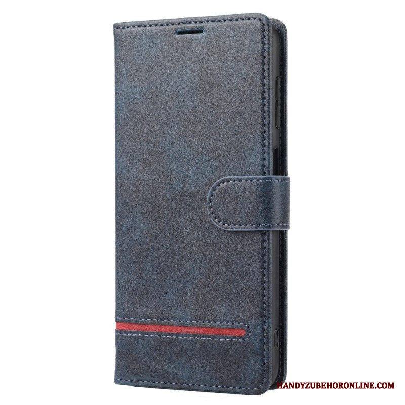 Kotelot Xiaomi Redmi Note 12 5G Line Leather Effect