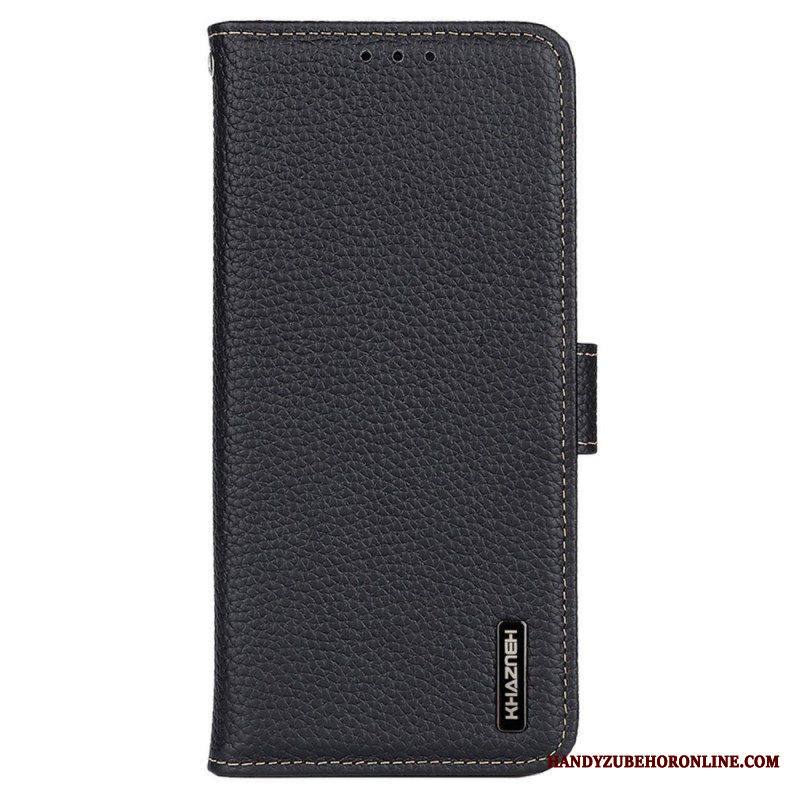 Kotelot Xiaomi Redmi Note 12 Pro Khazneh Litsi Nahka