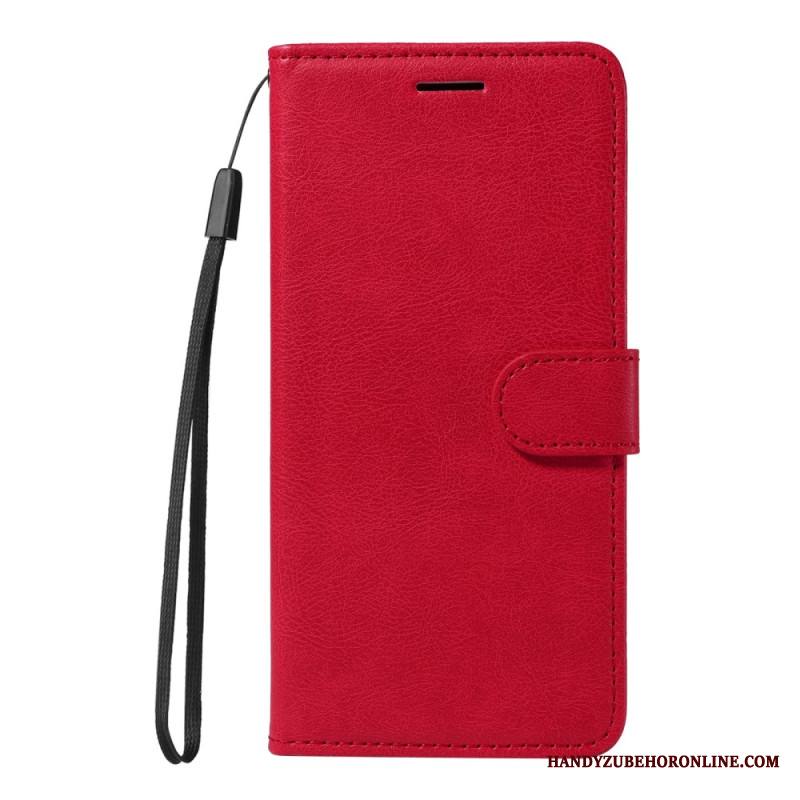 Kotelot Xiaomi Redmi Note 14 4g Yksinkertaista Keinonahkaa Hihnalla