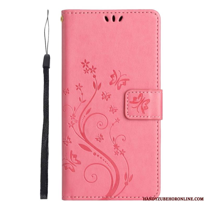 Kotelot Xiaomi Redmi Note 14 5g Kukkia Ja Perhosia