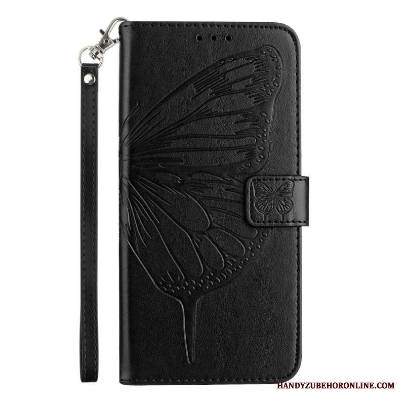 Kotelot Xiaomi Redmi Note 14 5g Puhelinkuoret Perhoskuvio Ja Hihna