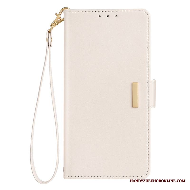 Kotelot Xiaomi Redmi Note 14 5g Rfid-suojausteknologialla Ja Kultaisella Soljella