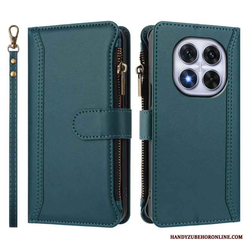 Kotelot Xiaomi Redmi Note 14 Pro 4g 9 Korttipaikan Lompakko Ja Nauha