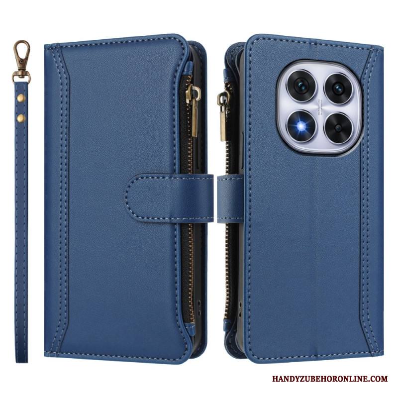 Kotelot Xiaomi Redmi Note 14 Pro 4g 9 Korttipaikan Lompakko Ja Nauha