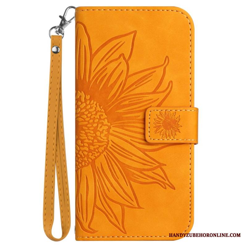 Kotelot Xiaomi Redmi Note 14 Pro 4g Auringonkukkakuvioinen Hihna Suojakuori