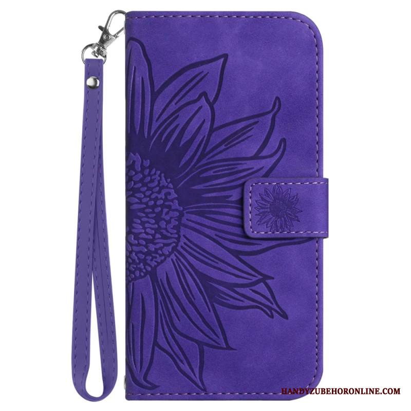 Kotelot Xiaomi Redmi Note 14 Pro 4g Auringonkukkakuvioinen Hihna Suojakuori