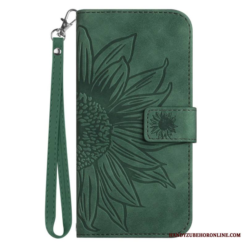 Kotelot Xiaomi Redmi Note 14 Pro 4g Auringonkukkakuvioinen Hihna Suojakuori