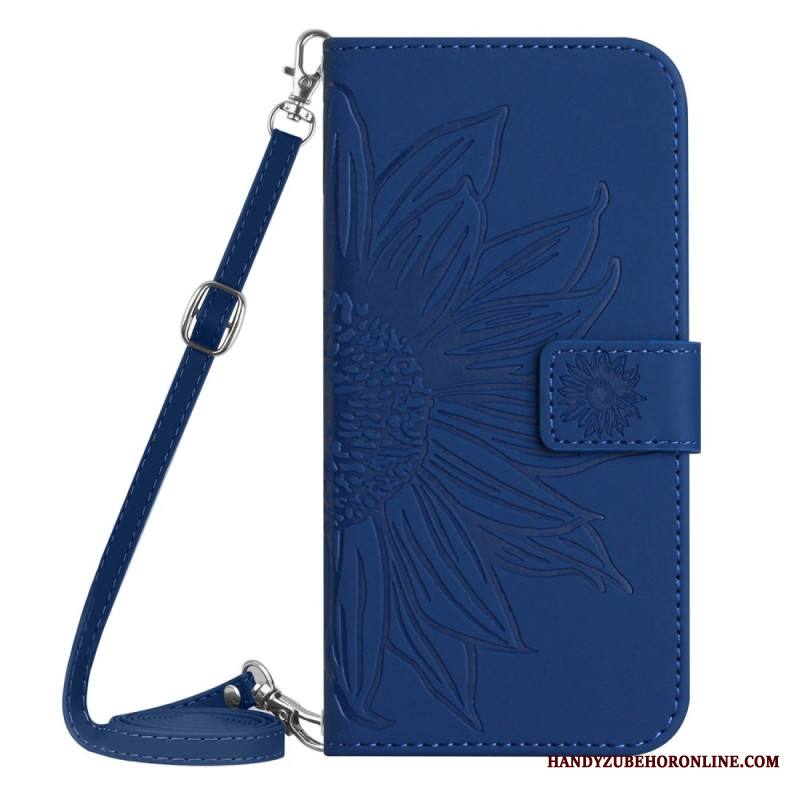 Kotelot Xiaomi Redmi Note 14 Pro 4g Auringonkukkakuvioinen Olkahihna