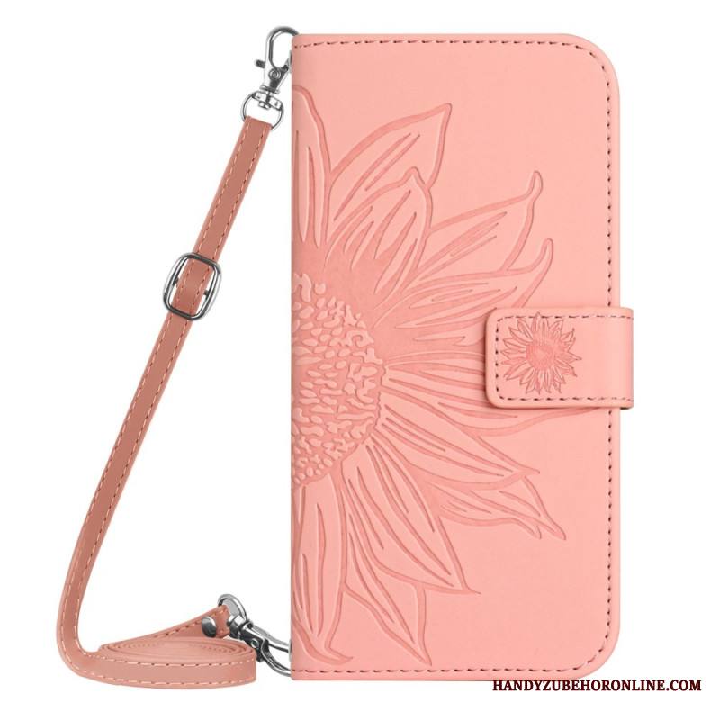 Kotelot Xiaomi Redmi Note 14 Pro 4g Auringonkukkakuvioinen Olkahihna