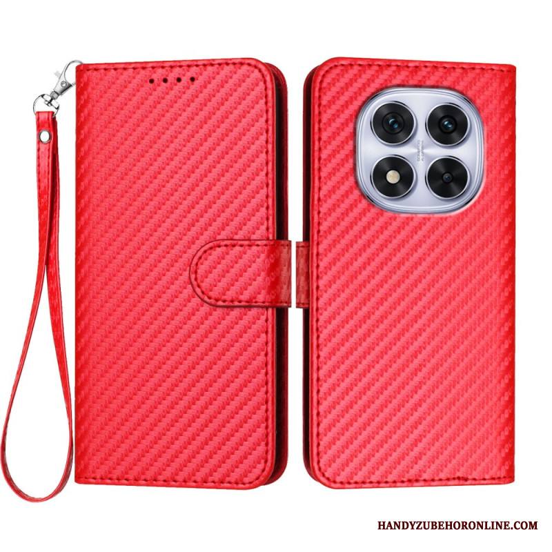 Kotelot Xiaomi Redmi Note 14 Pro 4g Hiilikuitukuvioinen Hihnalla