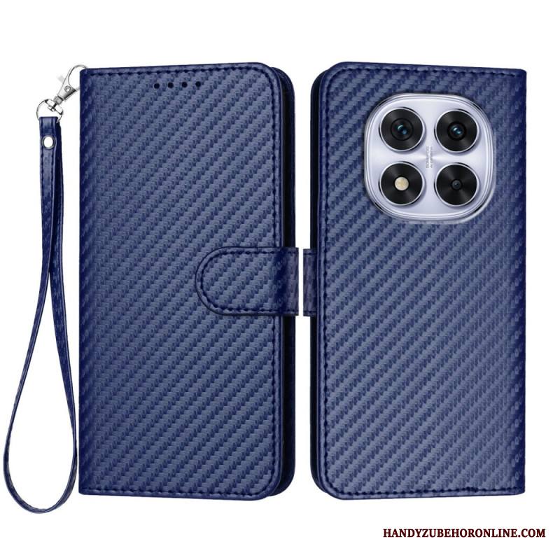 Kotelot Xiaomi Redmi Note 14 Pro 4g Hiilikuitukuvioinen Hihnalla