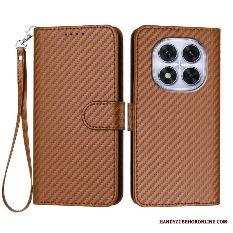 Kotelot Xiaomi Redmi Note 14 Pro 4g Hiilikuitukuvioinen Hihnalla