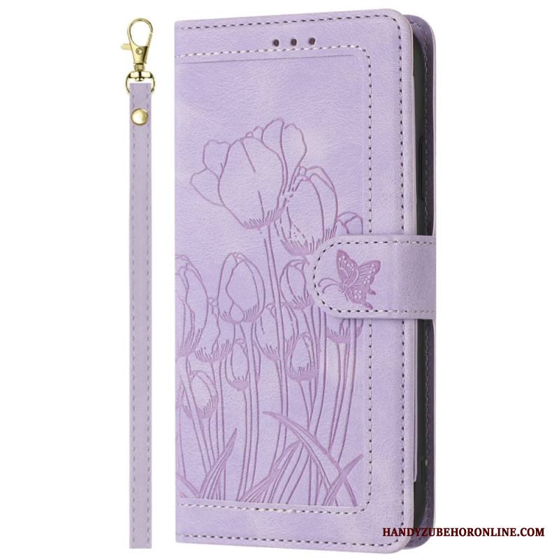 Kotelot Xiaomi Redmi Note 14 Pro 4g Kukkakuvio Hihnalla