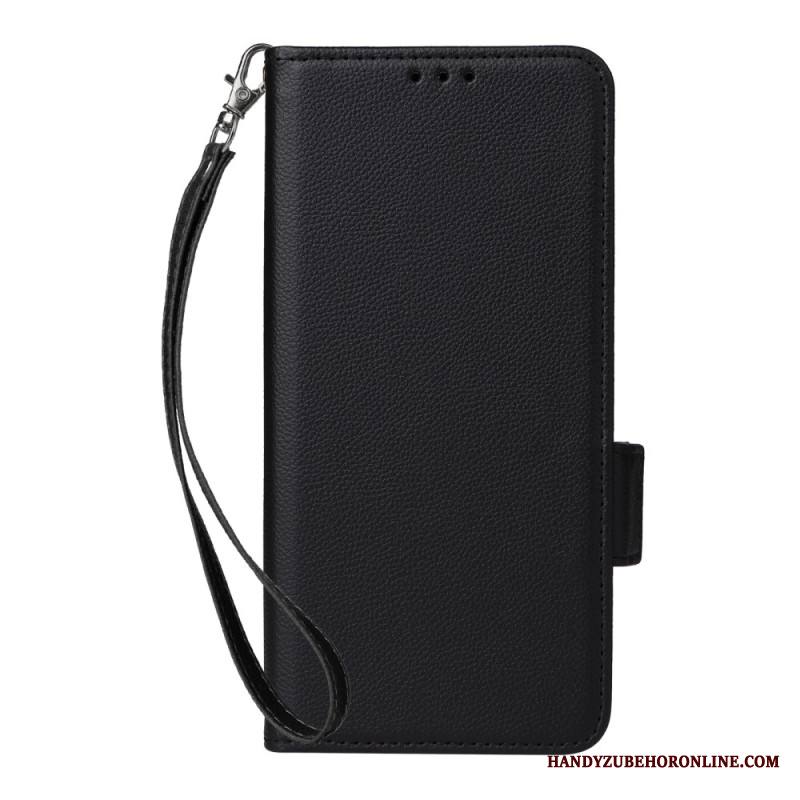 Kotelot Xiaomi Redmi Note 14 Pro 4g Litsikuvioinen Tekonahkahihna